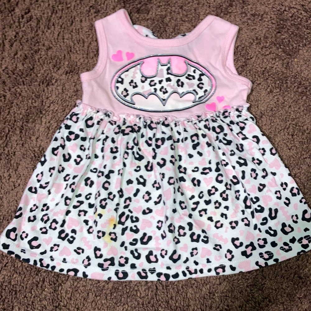 Baby girl Batman dress